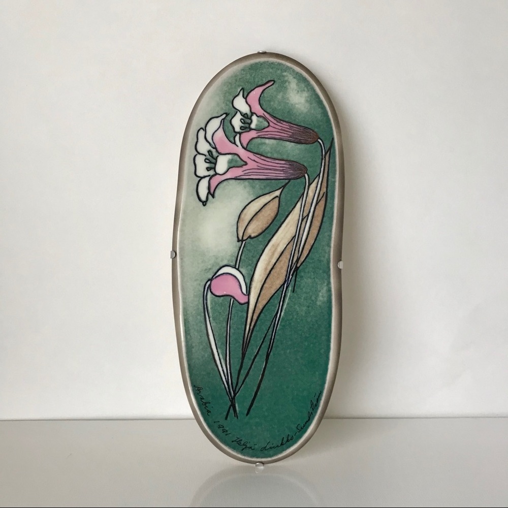 Arabia of Finland Ceramic Flower Wall Hanging